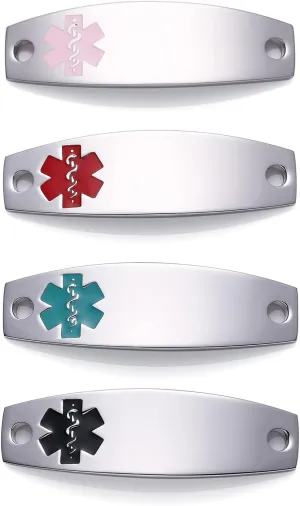 Accessories for Medical Alert Bracelet, Medical Alert ID Interchangeable Replacement Bracelet