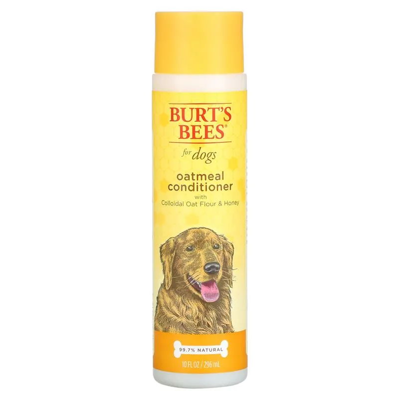 Burt's Bees Oatmeal Conditioner for Dogs with Colloidal Oat Flour & Honey, 10oz