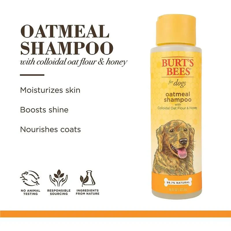 Burt's Bees Oatmeal Dog Shampoo with Colloidal Oat Flour and Honey