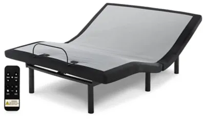 Chime 12 Inch Memory Foam King Mattress in a Box with Head-Foot Model Better King Adjustable Base