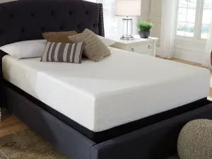 Chime 12 Inch Memory Foam King Mattress in a Box with Head-Foot Model Better King Adjustable Base