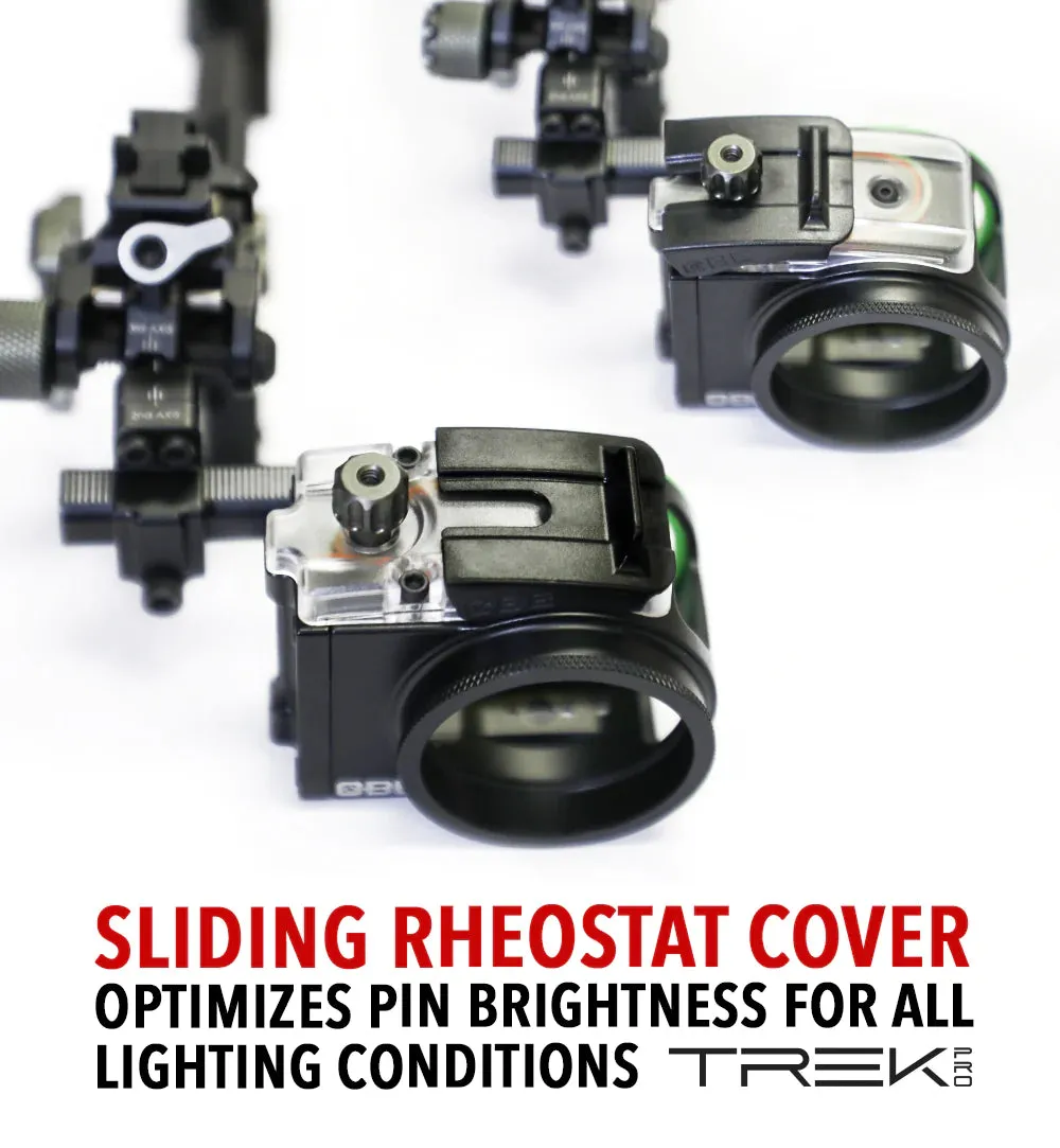 CUSTOM BOW EQUIPMENT TREK PRO 5-PIN DOVETAIL SIGHT