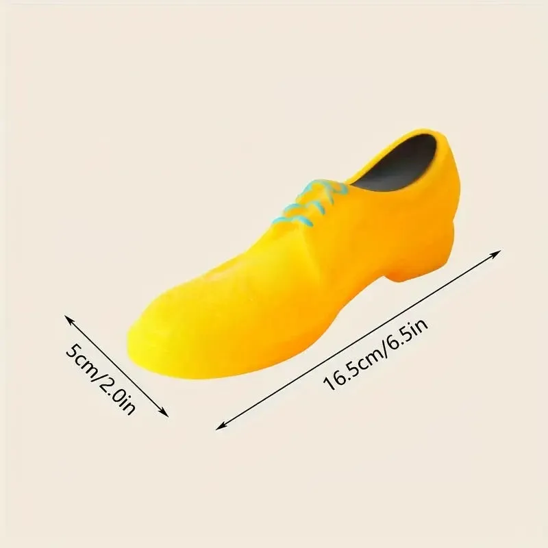DURABLE SQUEAKY SHOE RUBBER CHEW TOY