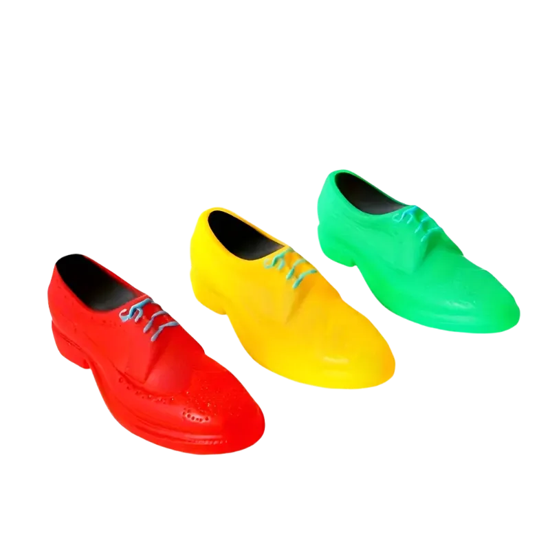 DURABLE SQUEAKY SHOE RUBBER CHEW TOY