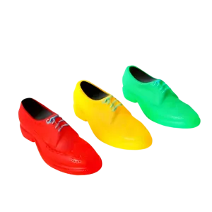 DURABLE SQUEAKY SHOE RUBBER CHEW TOY