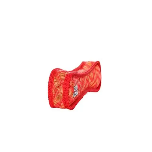 DuraForce Bone ZigZag Dog Toy, Red-Red