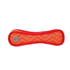 DuraForce Bone ZigZag Dog Toy, Red-Red