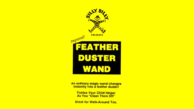 Feather Duster Wand (GREEN)- Silly Billy