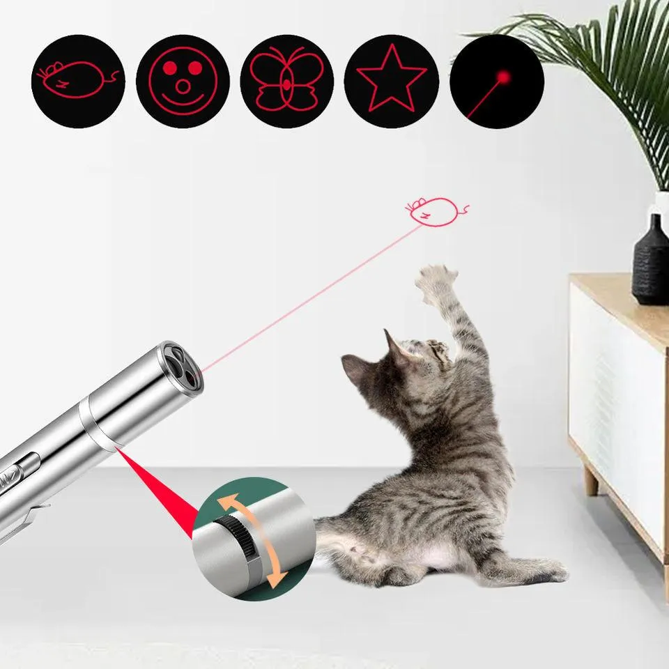 Interactive Laser Toy for Cats, Dogs and Pets Halpix Laser Toy