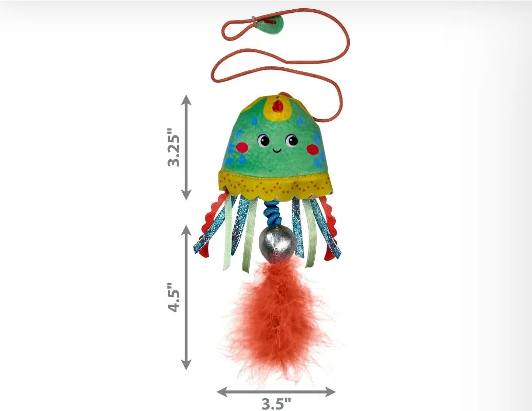 KONG Jellyfish Teaser Cat Toy – Interactive Play for Active Cats