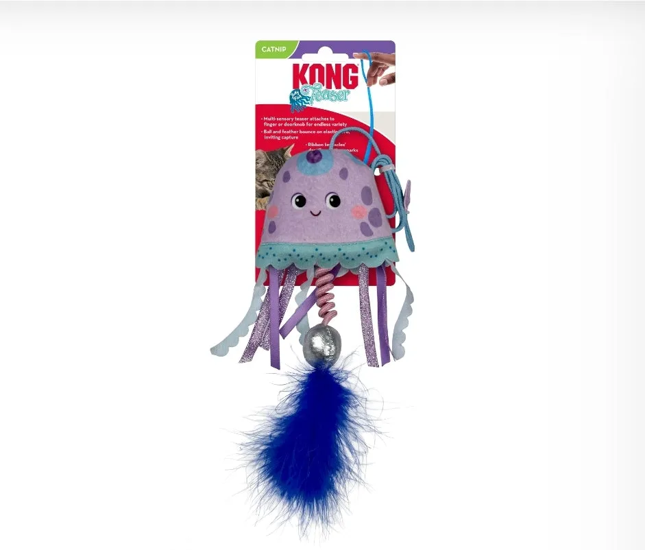 KONG Jellyfish Teaser Cat Toy – Interactive Play for Active Cats