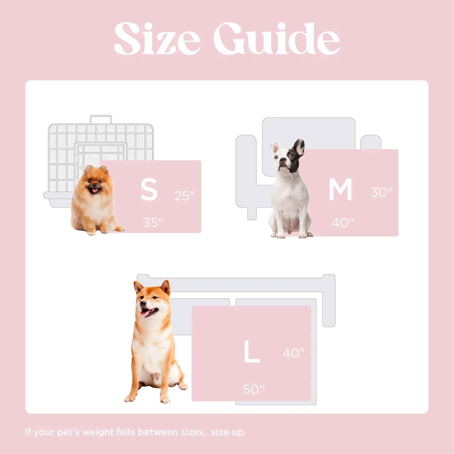 Lesure Waterproof Puppy Blanket for Medium Dogs - Washable Double Sided Dog Blankets with Warm Jacquard Shag and Soft Sherpa Fleece, Pet Cat Blanket for Couch Protection, Bow DesignPink Taffy