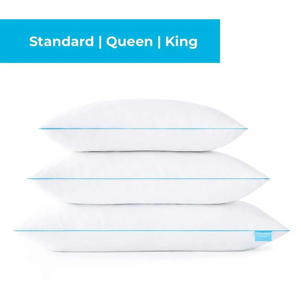 Linenspa Essentials 2 Pack Shredded Memory Foam Pillows