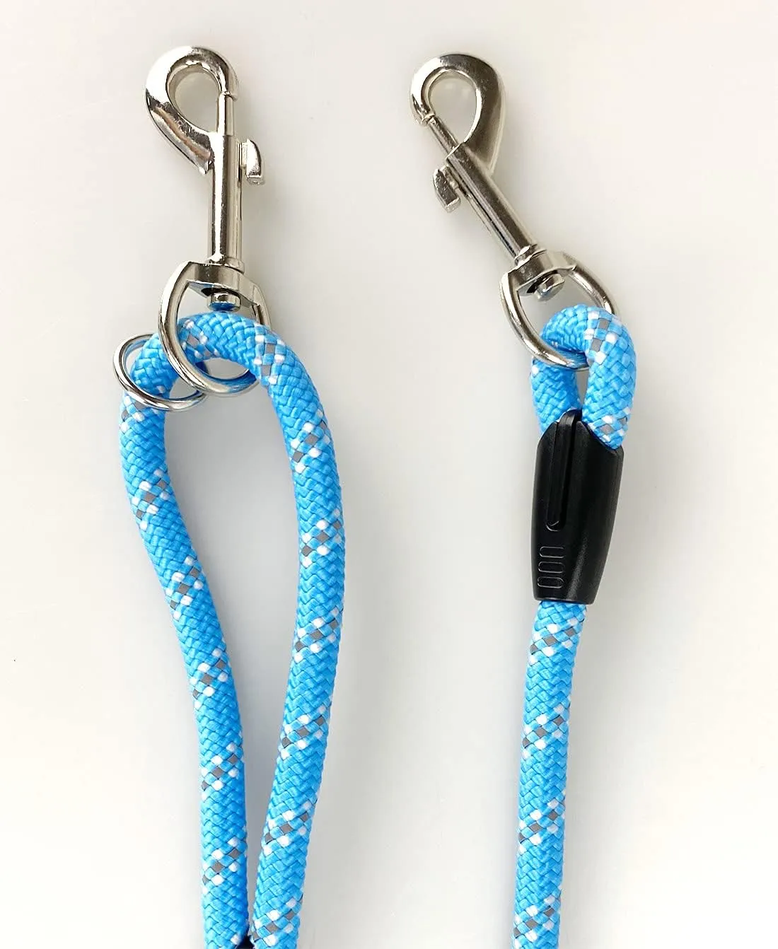 Long Rope Dog Leash for Dog Training 12FT 20FT 30FT 50FT, Reflective Threads Dog Cat Leashes Tie-Out Check Cord Recall Training Agility Lead for Large Medium Small Dogs (Blue, 10mm*30ft)