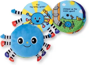 Melissa & Doug K's Kids Itsy-Bitsy Spider 8-Page Soft Activity Book for Babies and Toddlers