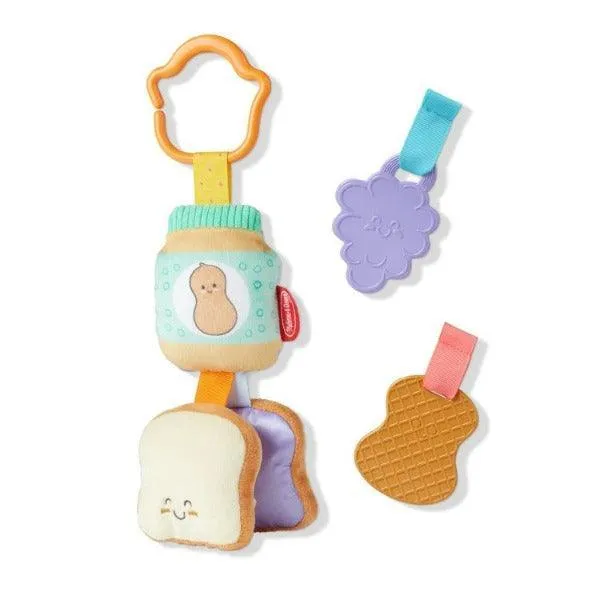 Melissa & Doug PB&J Take-Along Baby Toy (Peanut Butter & Jelly)