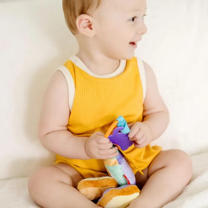Melissa & Doug PB&J Take-Along Baby Toy (Peanut Butter & Jelly)