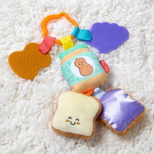 Melissa & Doug PB&J Take-Along Baby Toy (Peanut Butter & Jelly)