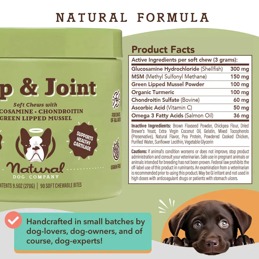 Natural Dog Company Hip & Joint Dog Supplements - Wholesale