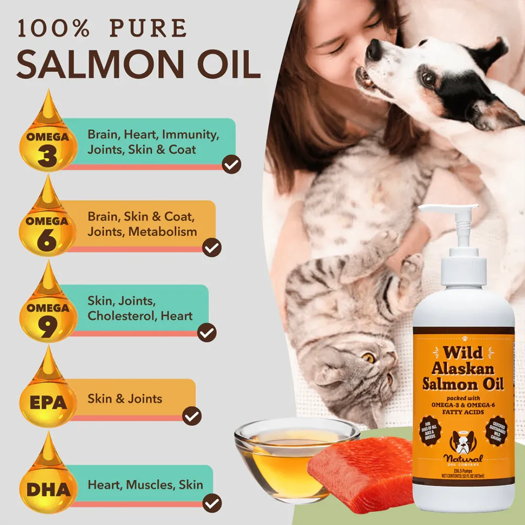 Natural Dog Company Wild Alaskan Salmon Oil