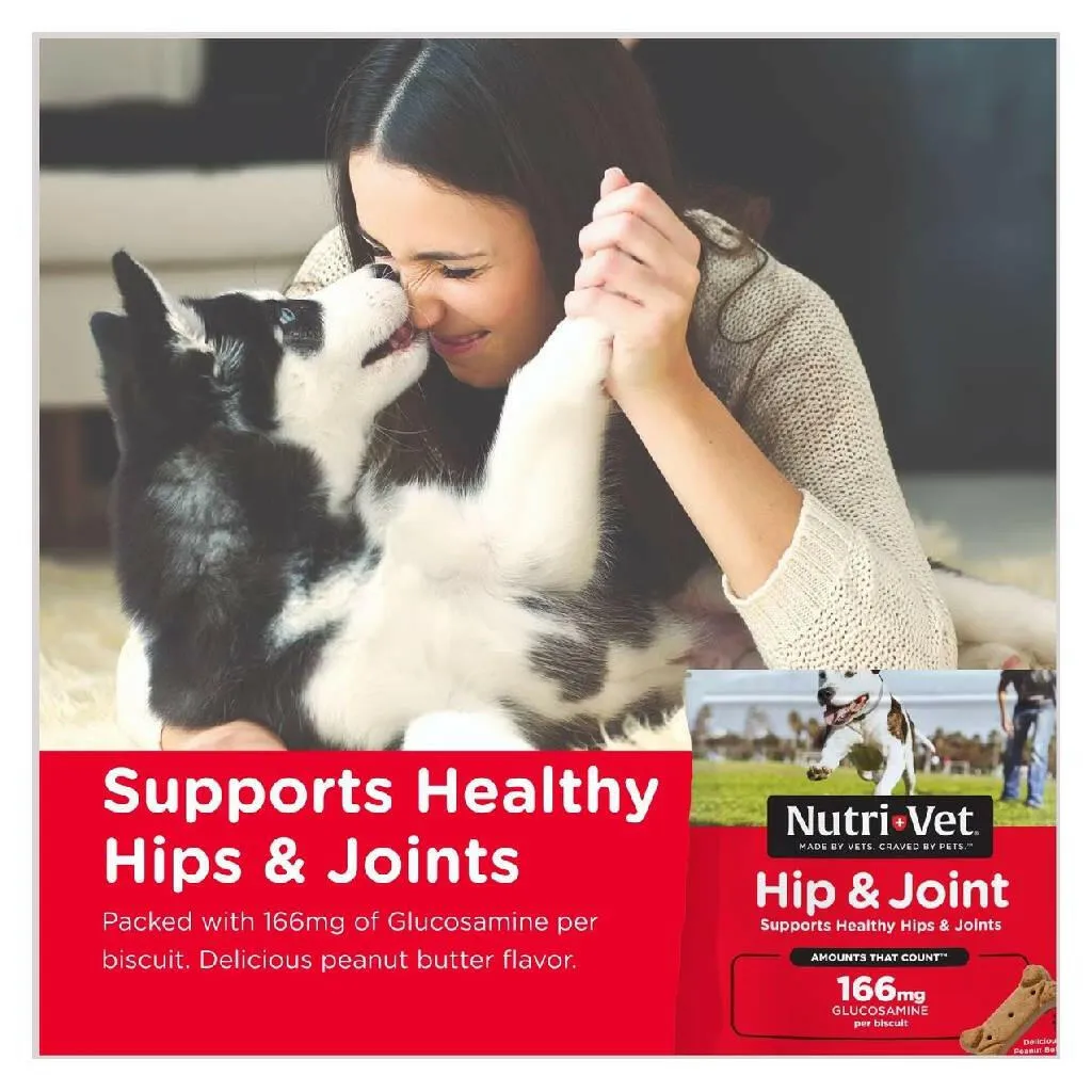 Nutri-Vet Hip & Joint Regular Strength Biscuits for Dogs