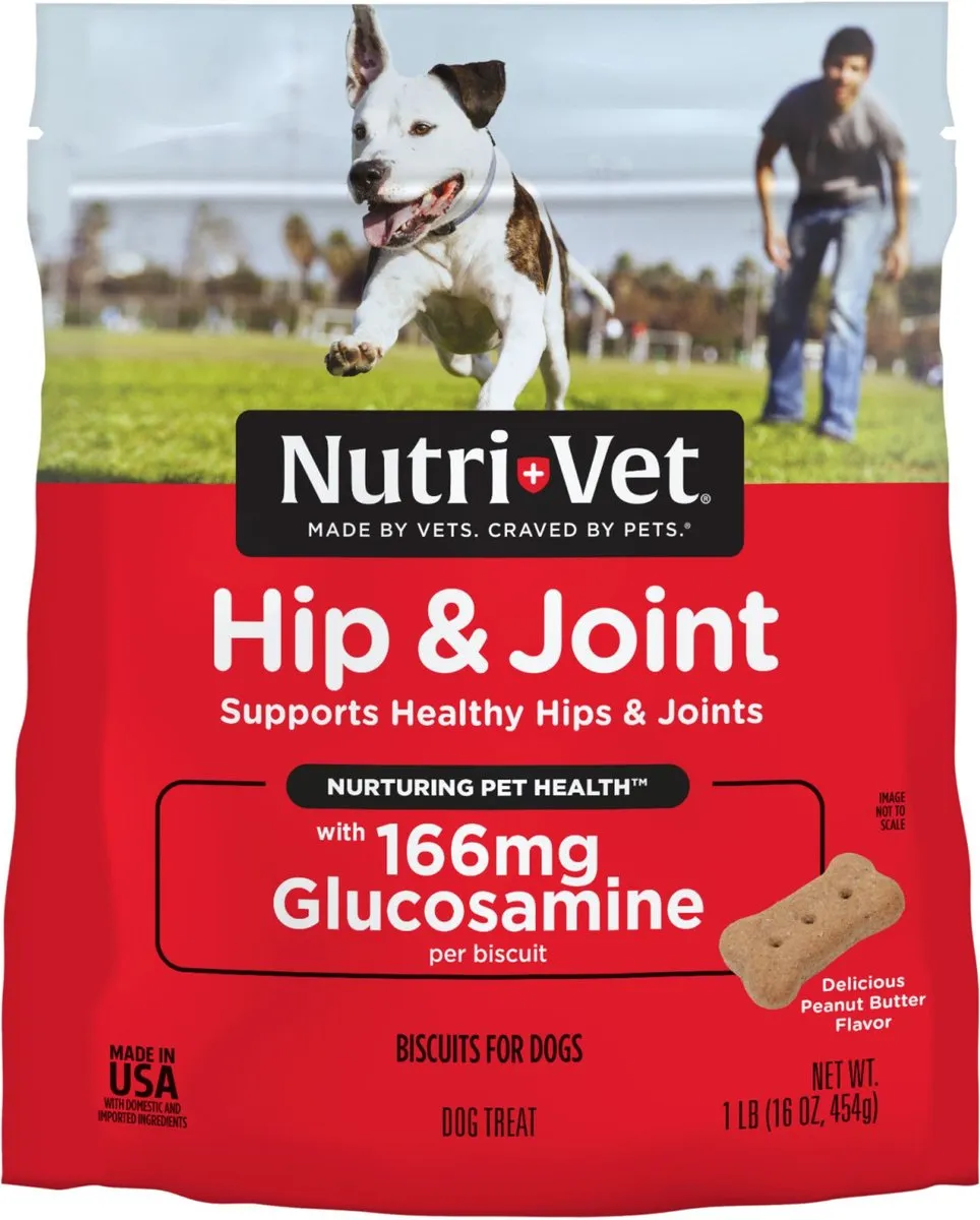 Nutri-Vet Hip & Joint Regular Strength Biscuits for Dogs