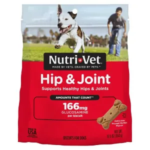 Nutri-Vet Hip & Joint Regular Strength Biscuits for Dogs