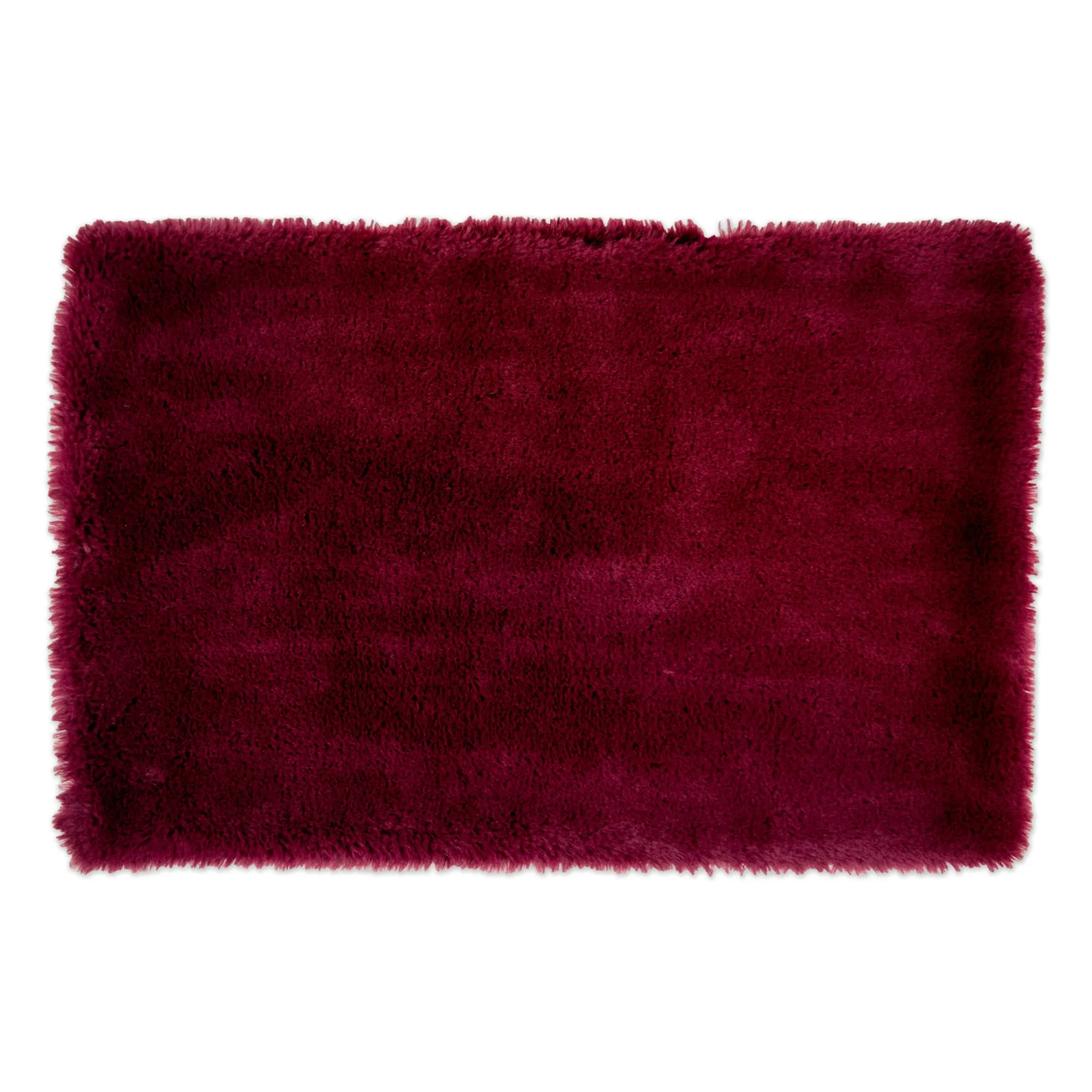 Pet Crate Liner, Faux Fur, Cranberry, X-Large - 22x36"