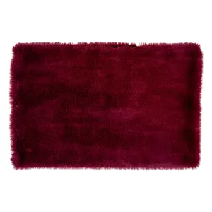 Pet Crate Liner, Faux Fur, Cranberry, X-Large - 22x36"
