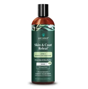 Pet Releaf Hemp Skin & Coat Relief "2 in 1" Shampoo & Conditioner for Dogs