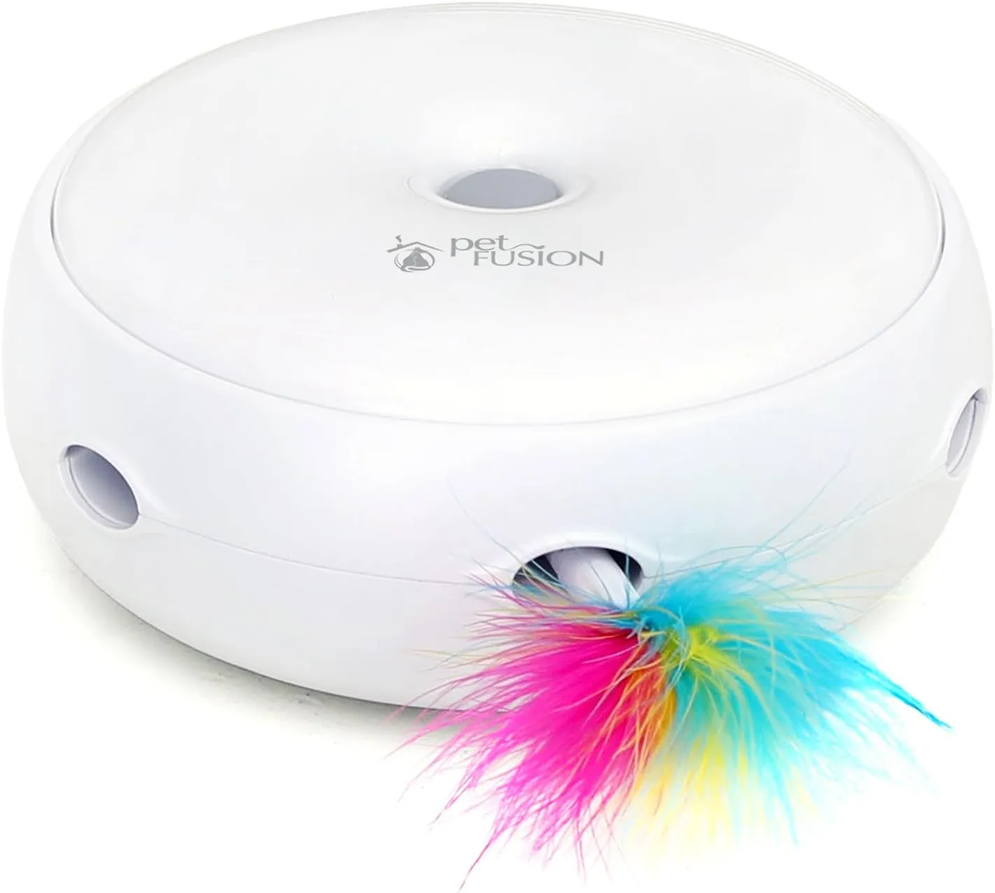 PetFusion Ambush Interactive Cat Toys for Indoor/Outdoor Activity - New & Improved Cat Feather Toys Replacement Feathers Available 12 Month Warranty