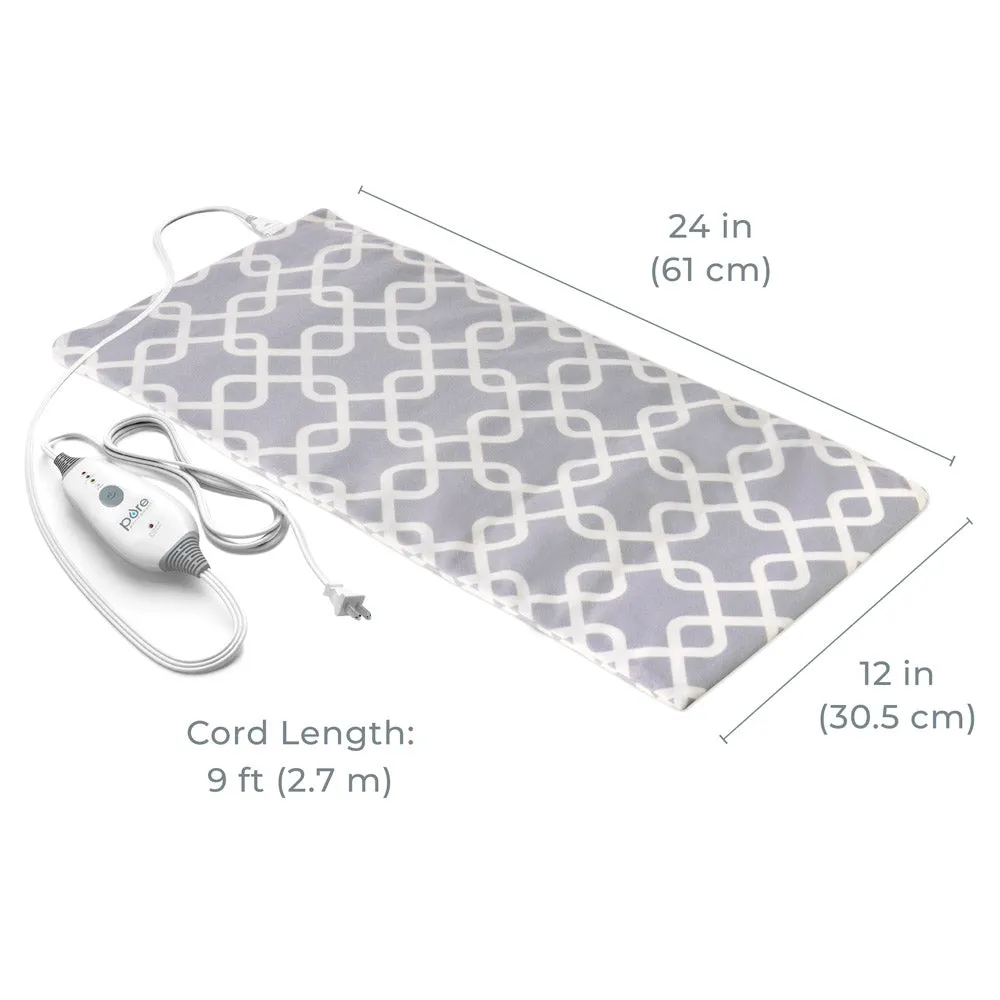 PureRelief Express Designer Series Heating Pad 12" x 24"