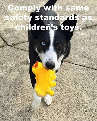 Sensory Caterpillar Soft Squeaky Natural Rubber Non-Toxic Dog Toy