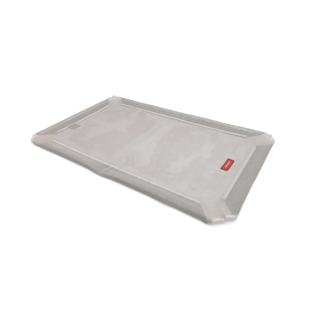 Snooza Flea-Free Raised Dog Bed Grey Replacement Cover Extra Large {)_(}