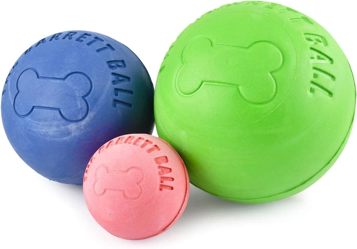 SPOT Ethical Barrett Ball Virtually Indestructible Rubber Ball | Small Dog Toy