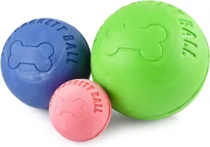 SPOT Ethical Barrett Ball Virtually Indestructible Rubber Ball | Small Dog Toy