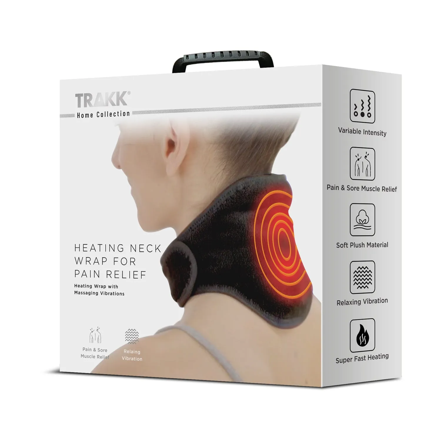 TRAKK Heating Pad Wrap Belt for Neck- Compress Therapy