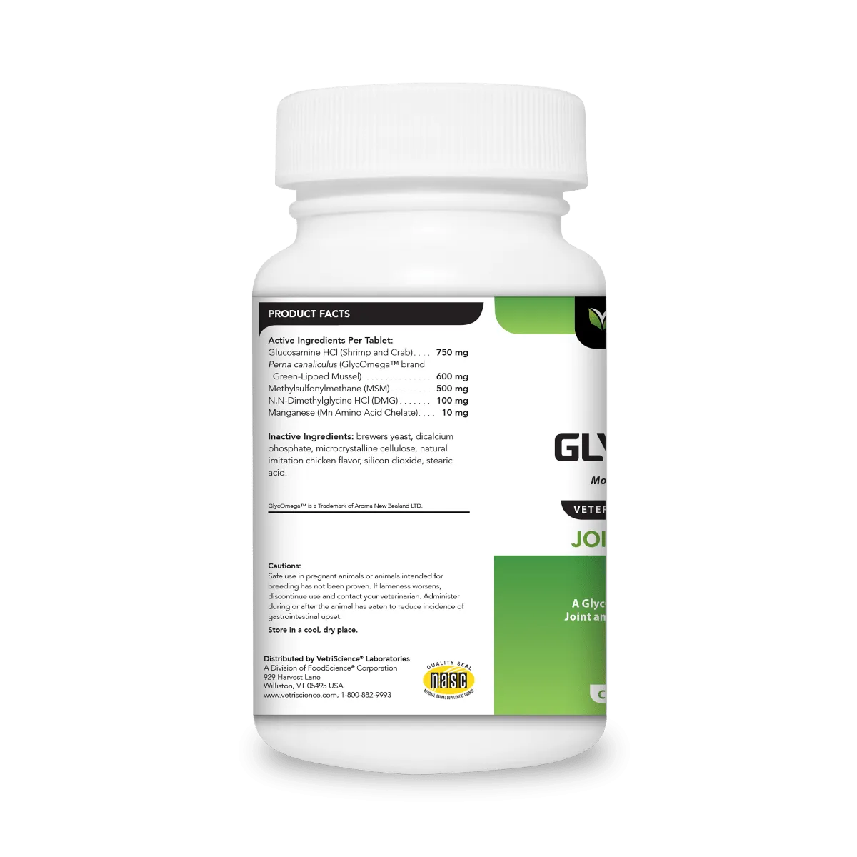 VetriScience GlycoFlex 2 Joint Supplement for Dogs (120 chewable tablets)