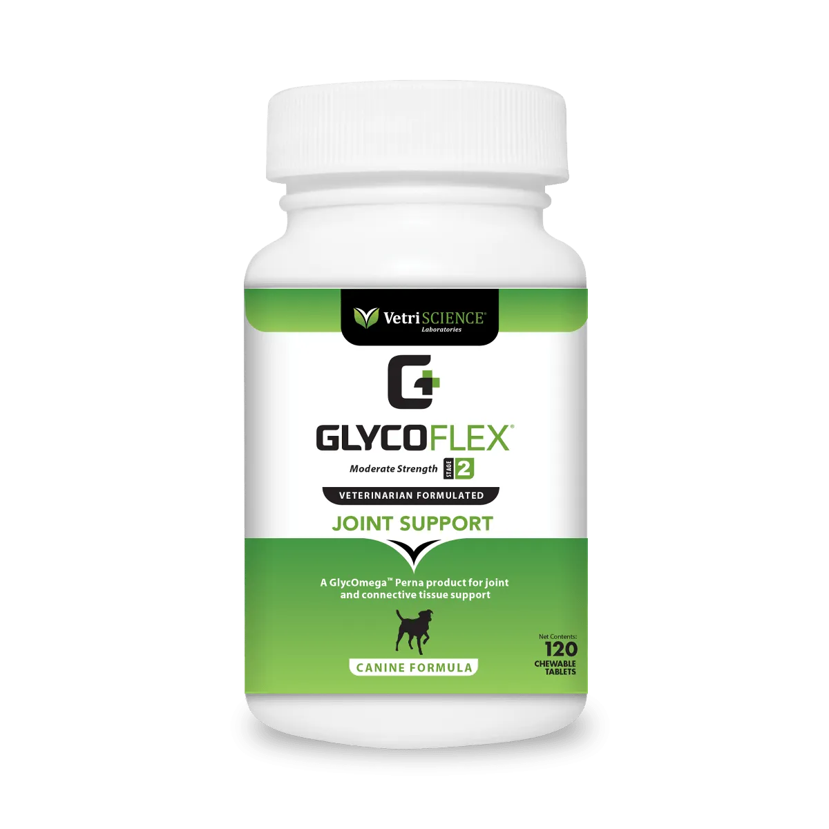 VetriScience GlycoFlex 2 Joint Supplement for Dogs (120 chewable tablets)